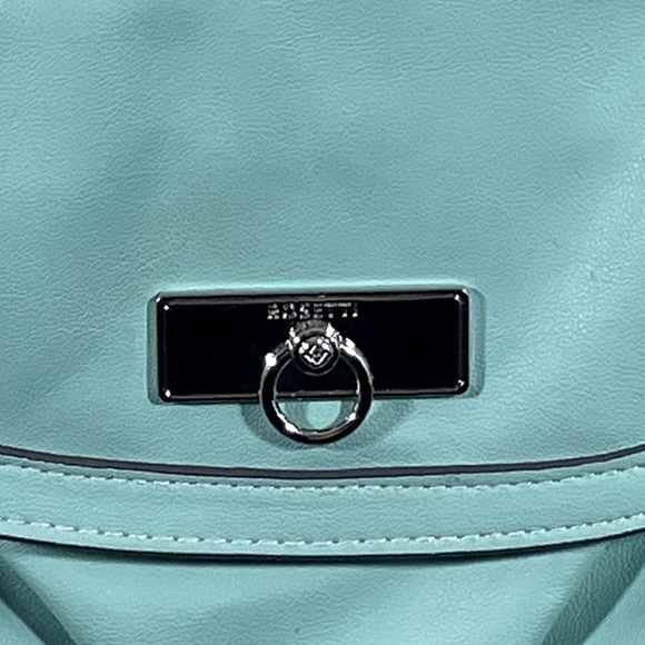 Rossetti Robin’s Egg Blue Crossbody Bag In Vegan Leather - Picture 12 of 12